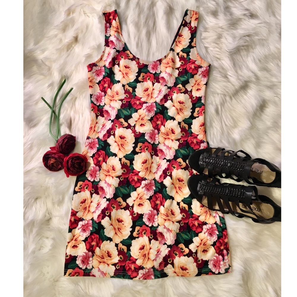 Floral mini dress